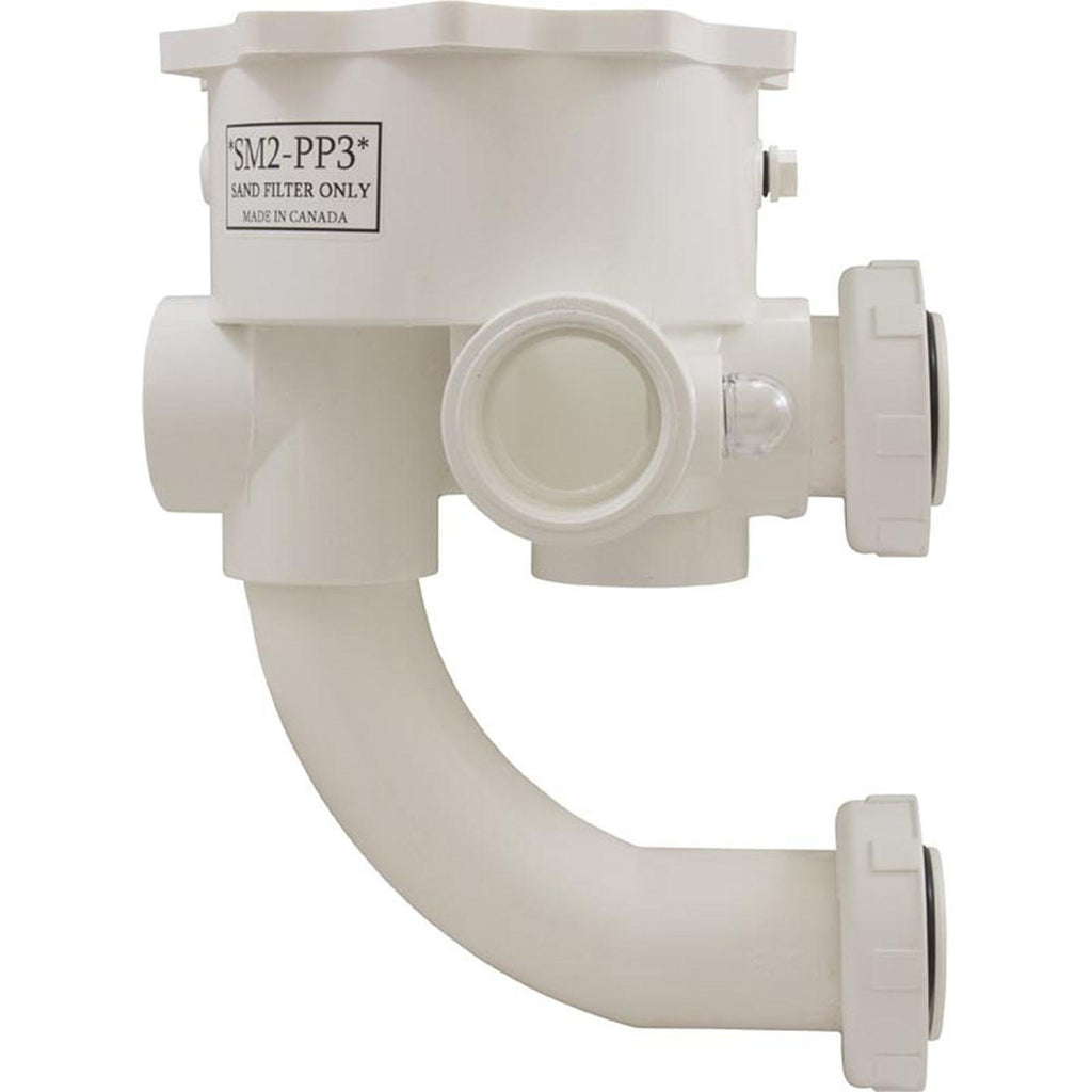 PRAHER Body Assembly, Praher SM2-PP3 Valve, 2", White