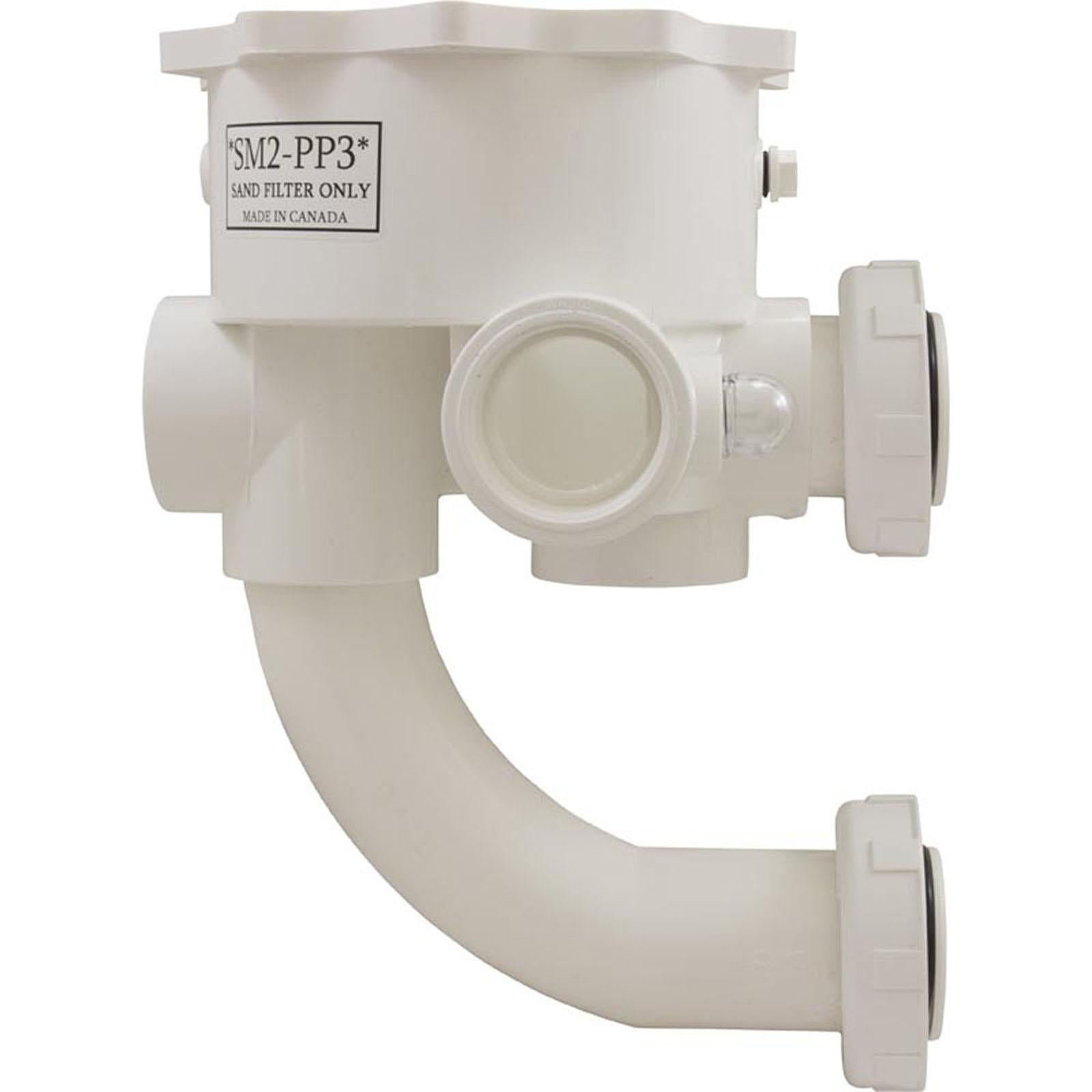 PRAHER Body Assembly, Praher SM2-PP3 Valve, 2", White