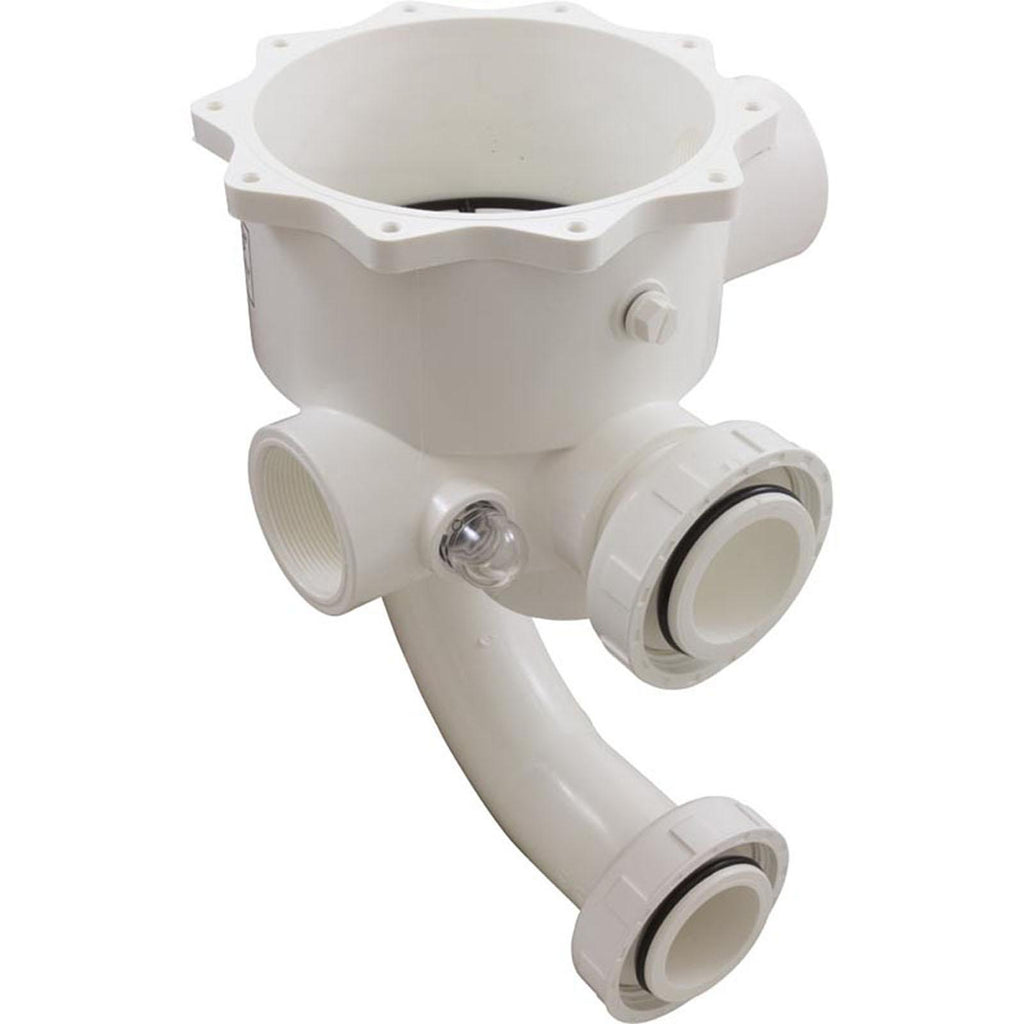 PRAHER Body Assembly, Praher SM2-PP3 Valve, 2", White