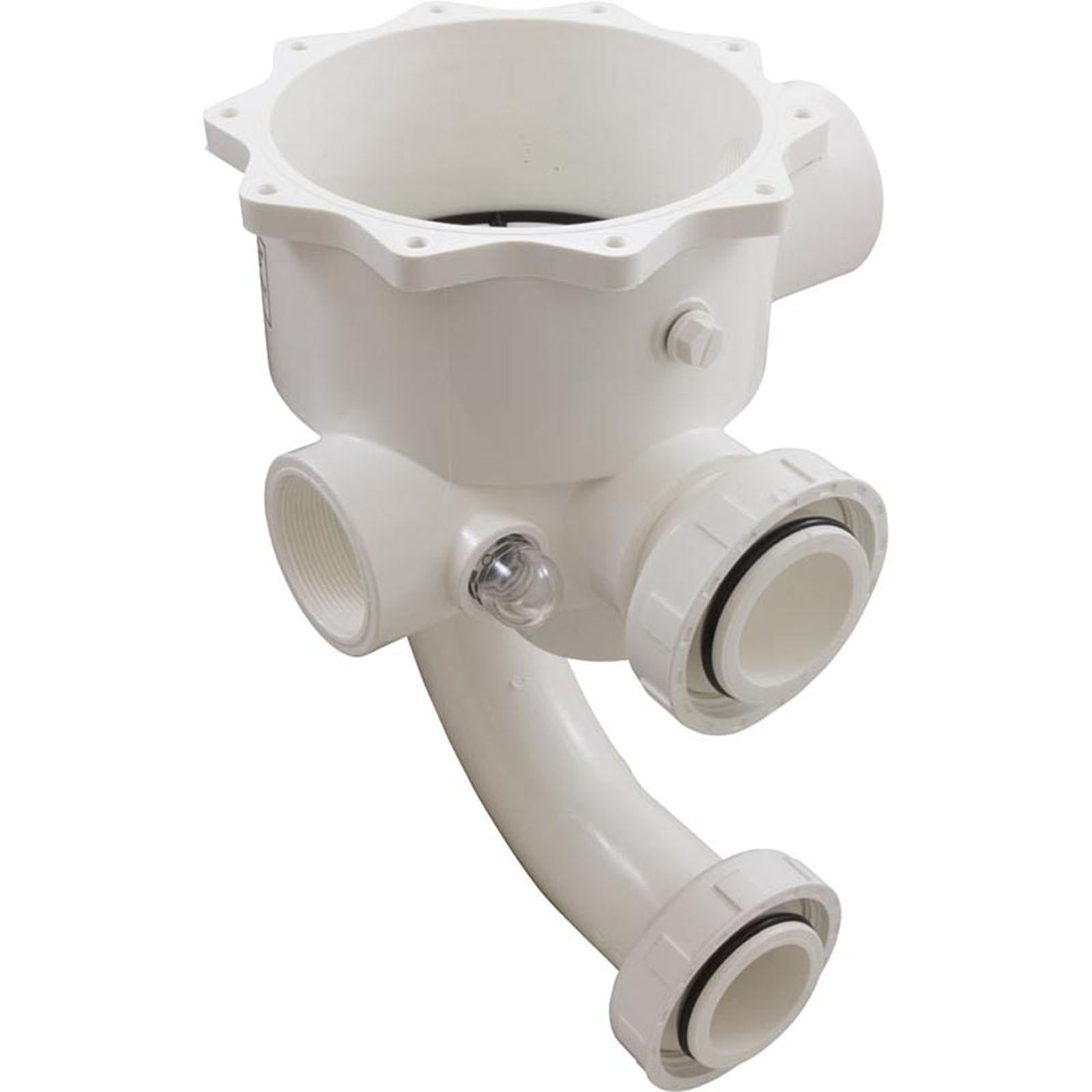 PRAHER Body Assembly, Praher SM2-PP3 Valve, 2", White