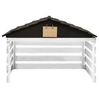 Robust FirLawn Mower Garafor Outdoor Robotic Mower Shed, 30.7x29.1x21.3 Inches Black and White