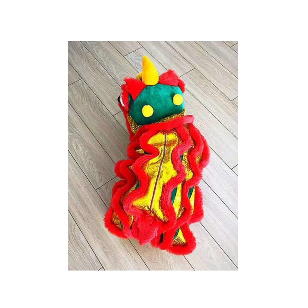 XIAOXIAN Dog Lion Dance Clothes Pet Dragon Dance Funny Little LarDog Teddy Year Cat Dog (Size : XS)