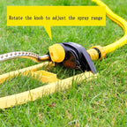 BBGS Garden Lawn Sprinkler, 180° Swing Sprinkler 18 Holes Multi-Directional Nozzle Lawn Sprinkler System for Watering Lawn Plants Flowers (Color : 3/4" Sprinklers, Size : 30m)