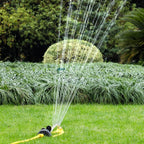 BBGS Garden Lawn Sprinkler, 180° Swing Sprinkler 18 Holes Multi-Directional Nozzle Lawn Sprinkler System for Watering Lawn Plants Flowers (Color : 3/4" Sprinklers, Size : 30m)