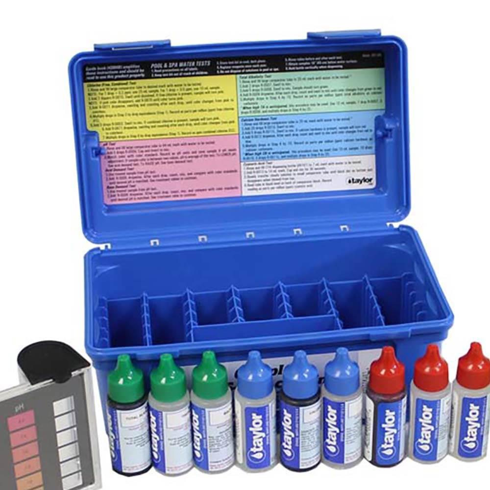 Taylor 2000 Service Complete Test &amp; Salt Water Drop Swimming Pool Spa Test Kits