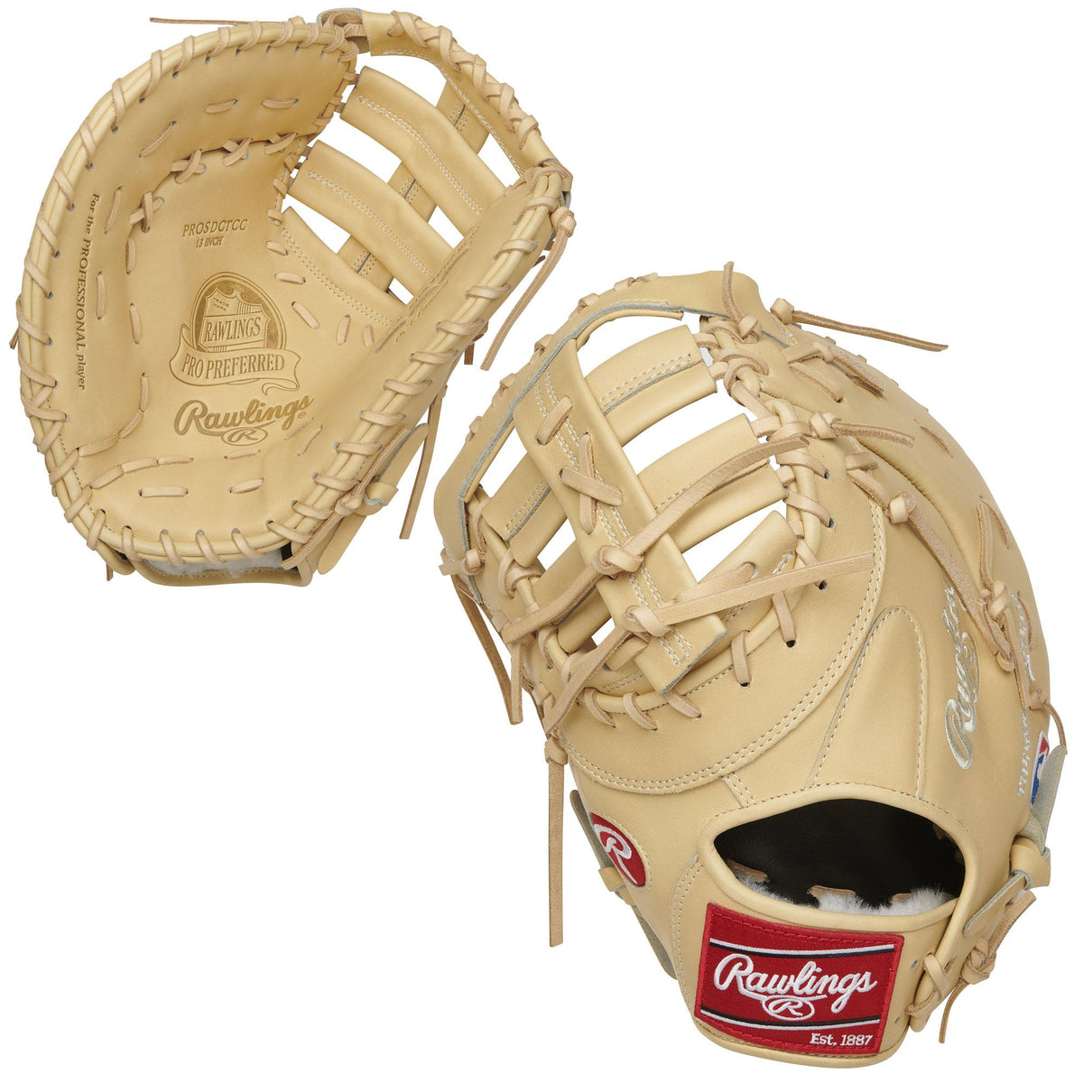 Rawlings Pro Preferred 13" First Base Mitt: PROSDCTCC Left Hand Thrower