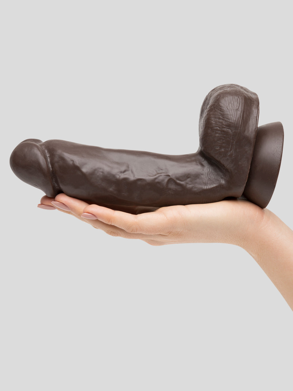 Blush Hard On Realistic Suction Cup Dildo 7 Inch, Flesh Brown