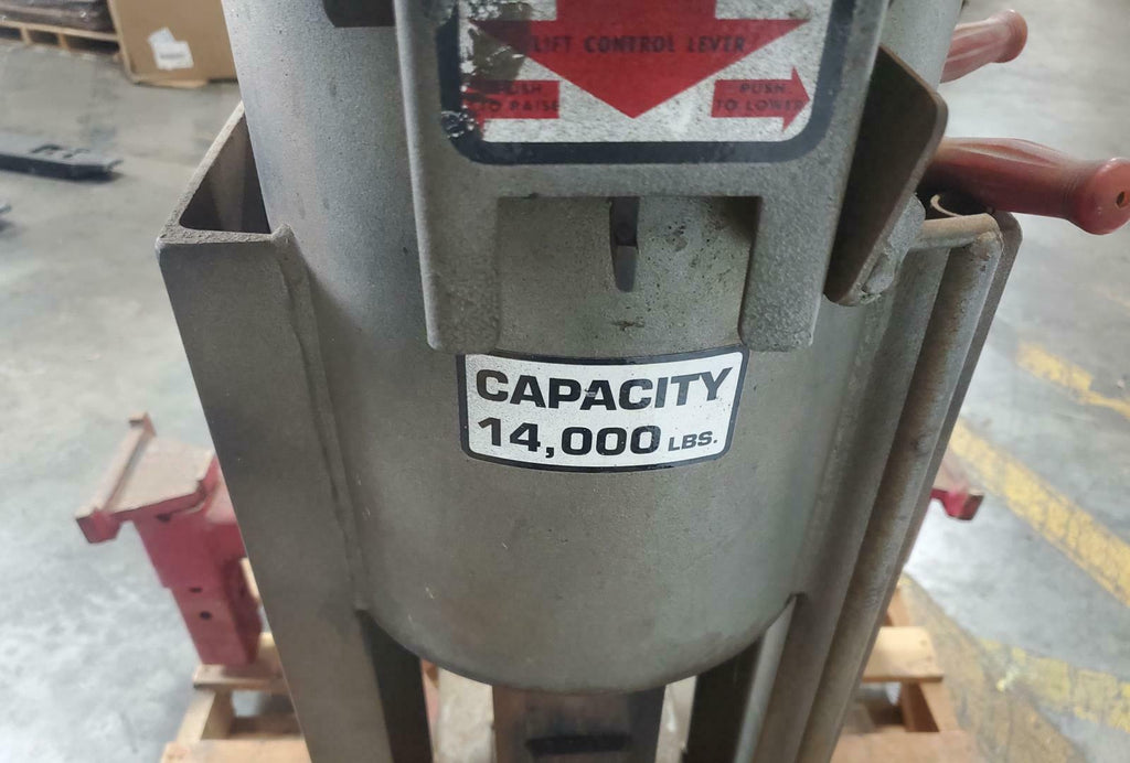 Gray TNT 550 Truck Bumber Air Lift Jack 14000Lbs Capacity - IN GOOD CONDITION