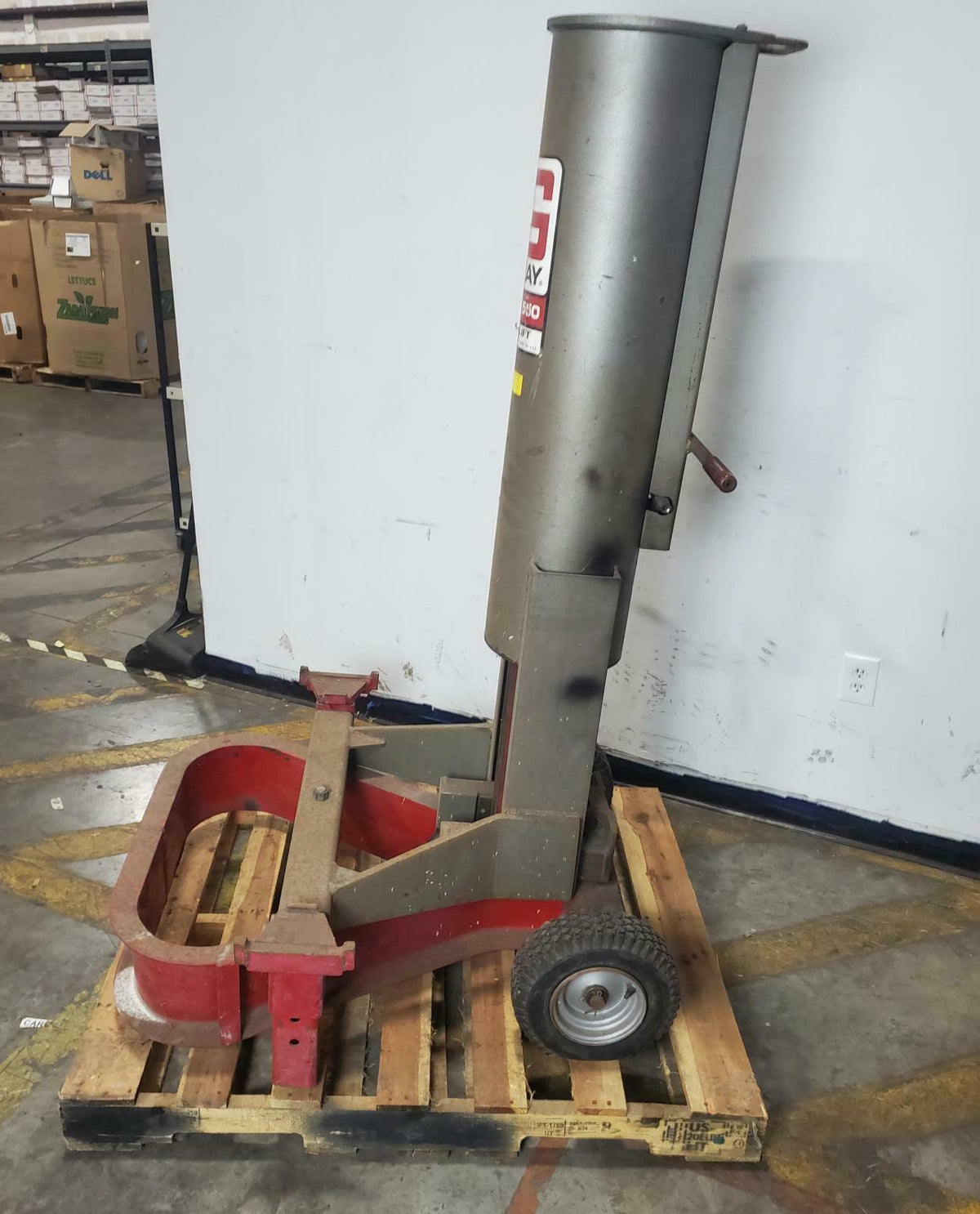 Gray TNT 550 Truck Bumber Air Lift Jack 14000Lbs Capacity - IN GOOD CONDITION