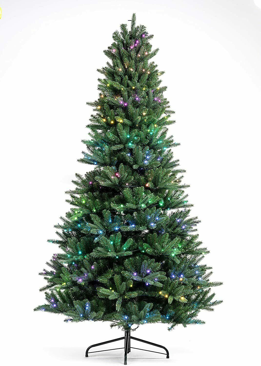 Twinkly 6' App Controlled Pre Lit Tree w/400 Multicolor LED String Lights (Used)