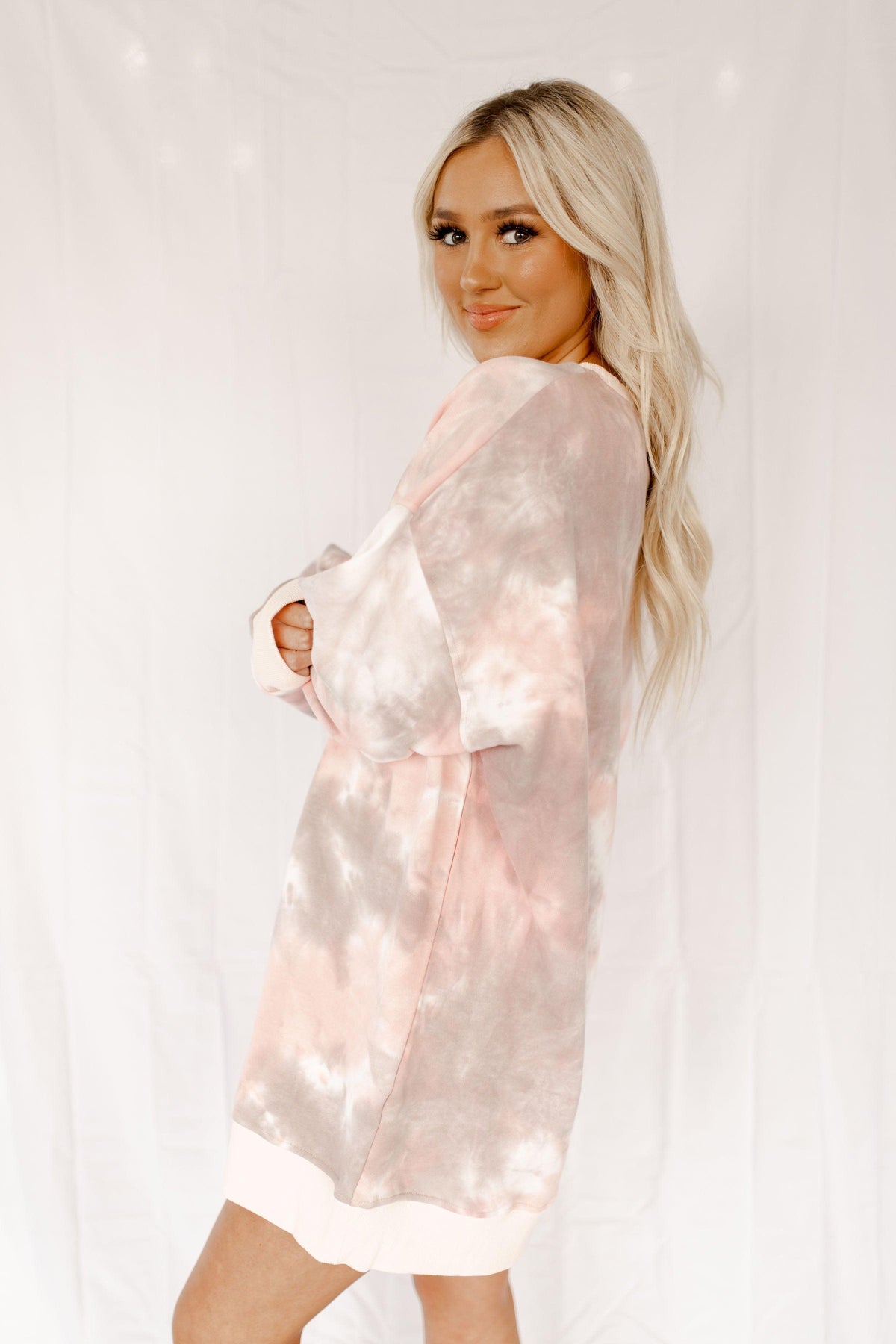 dye boyfriend sweatshirt dress