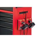 Heavy-duty, Drawer 16 Tool Chest 46 In. and Rolling Cabinet Set, Red and Black, Personal Valuables StoraDrawer with Separate Lock in Tool Chest