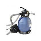 Swimline 71225 HydroTools 12 Inch 0.33 HP Sand Filter Combo Pool Cleaning System Pump for Above Ground Swimming Pools with 4 Way