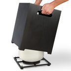 Lanesboro 20 lb. Tank Cover in Gray by Real Flame