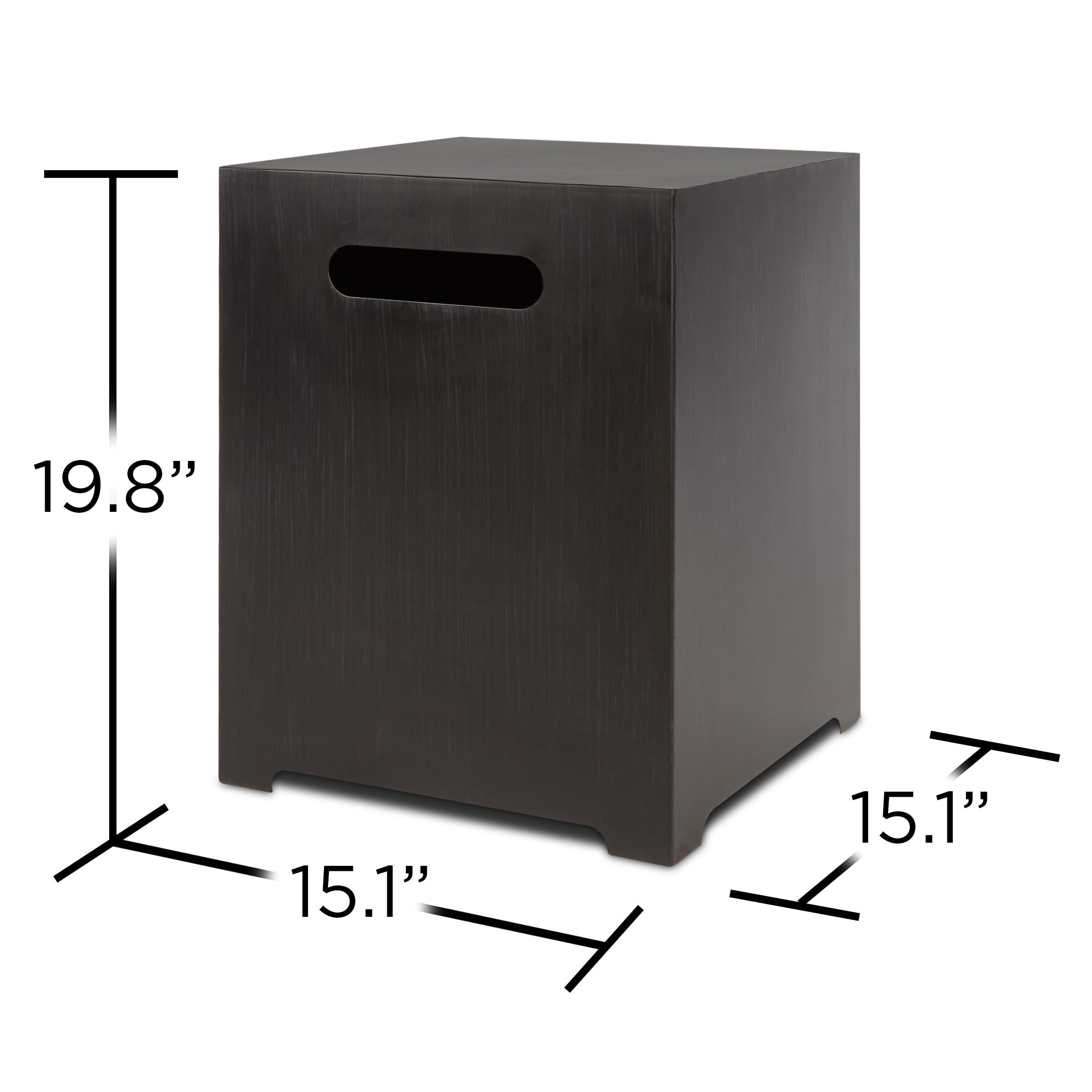 Lanesboro 20 lb. Tank Cover in Gray by Real Flame