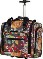 er 15 Inch Carry On - Weekender Overnight Business Travel Luggage - Lightweight 2- Rolling Wheels Suitcase - Under Seat Rolling Bag for Women (Bliss)
