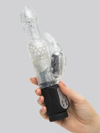 Lovehoney Jessica Rabbit 10 Function Silver Rabbit Vibrator, Silver | Silver