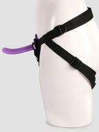 Tantus Beginner's Unisex Vibrating Strap-On Harness Kit (6 Piece), Purple | Purple