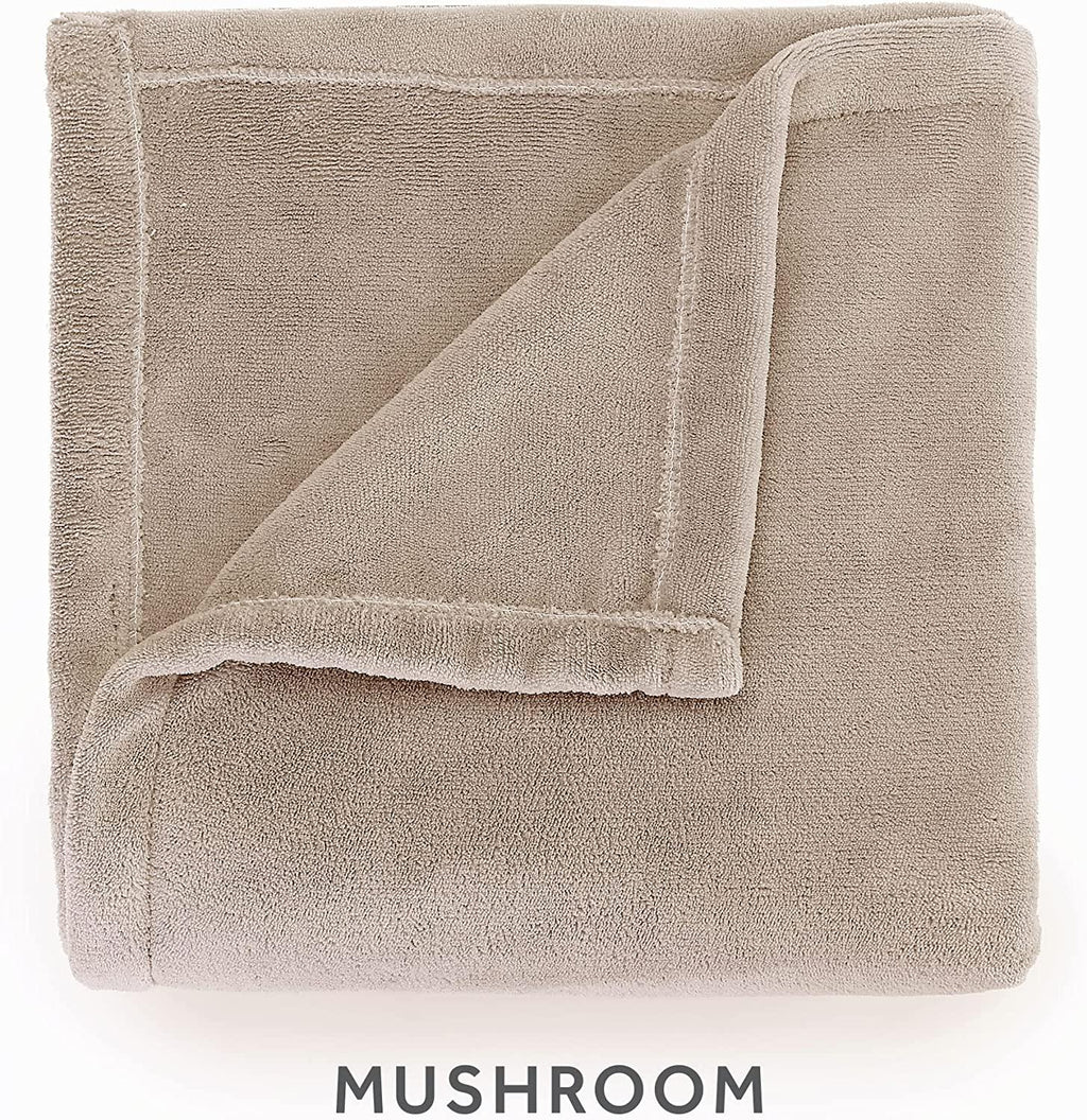 Royal Luxe Mushroom Heated Blanket - Queen