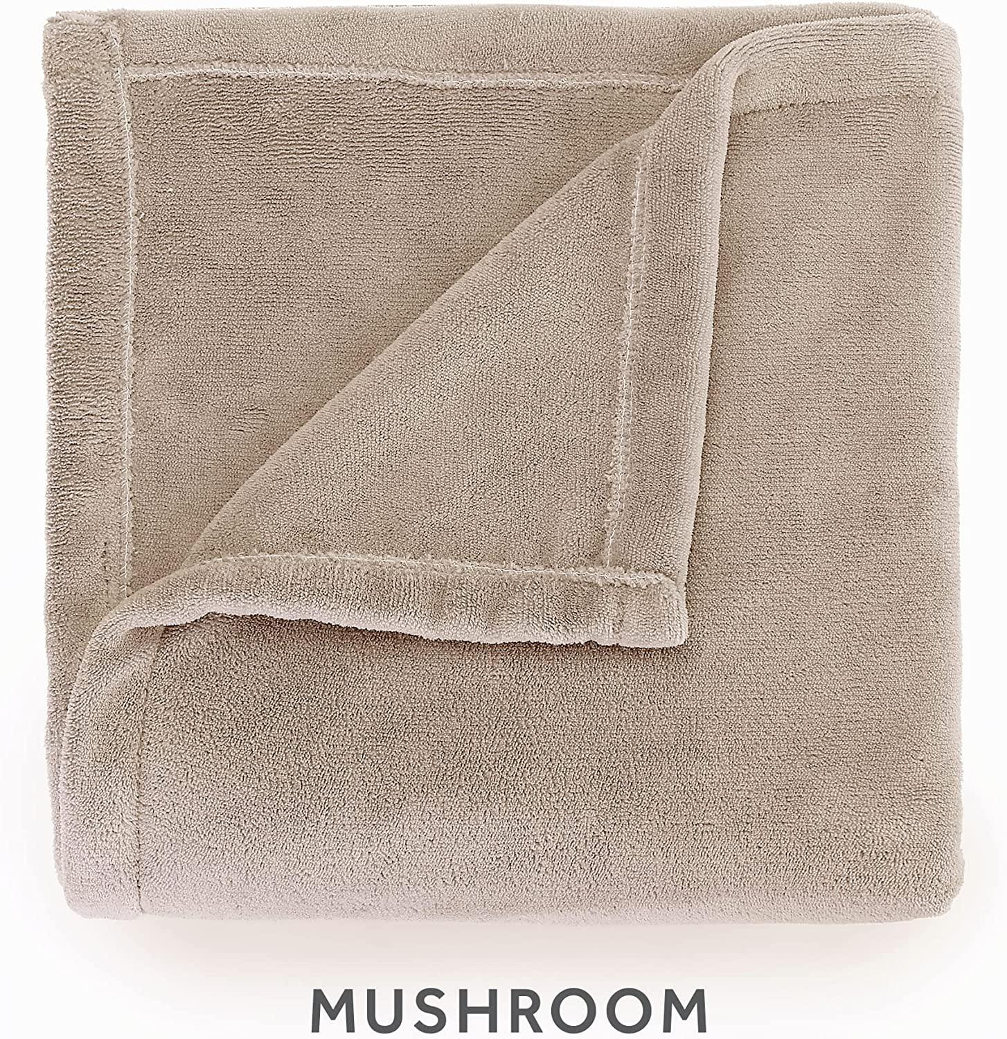 Royal Luxe Mushroom Heated Blanket - Queen