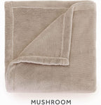 Sunbeam Royal Luxe Mushroom Heated Blanket - King