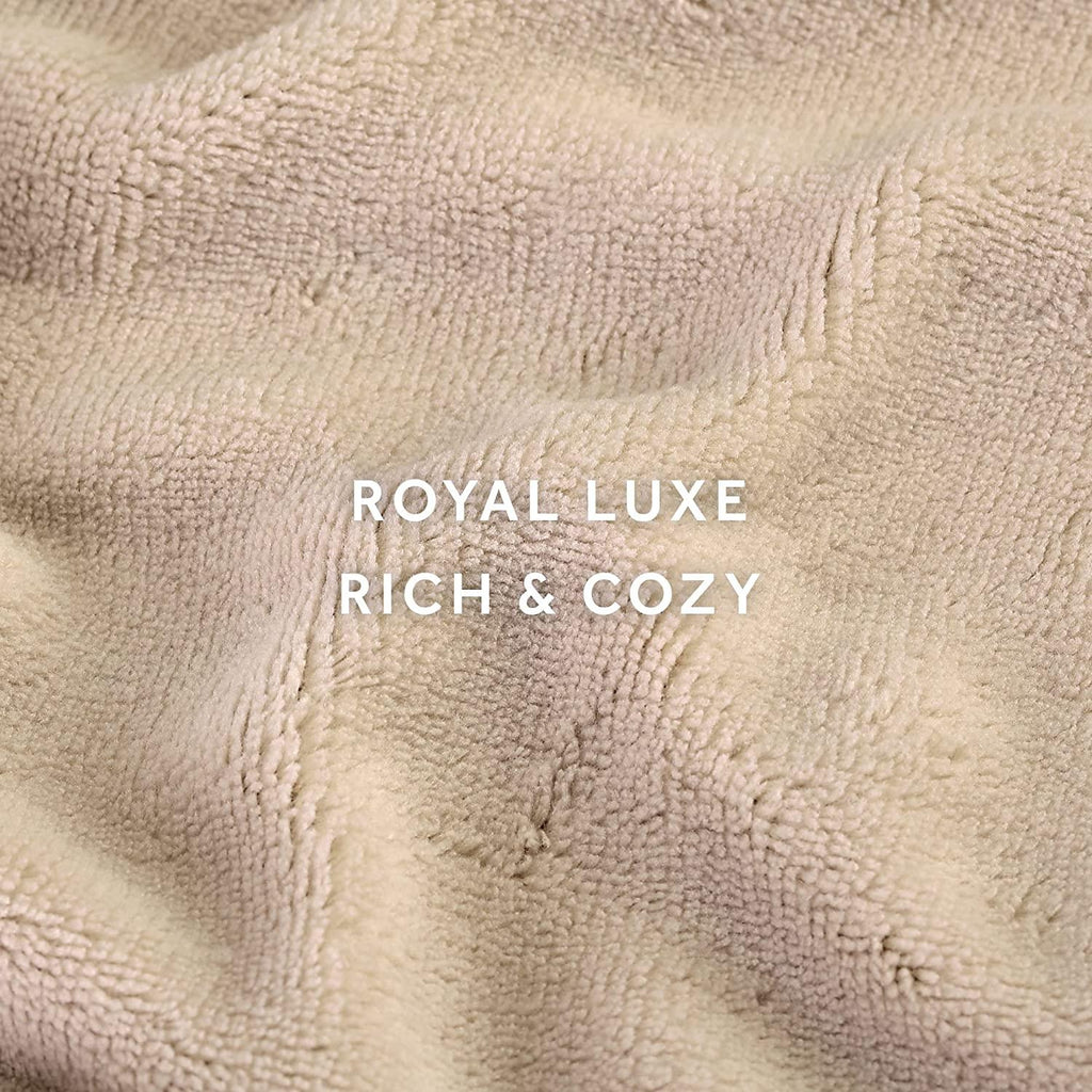 Royal Luxe Mushroom Heated Blanket - King