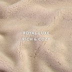Royal Luxe Mushroom Heated Blanket - King