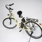 BES Joy Electric Bicycle - Yellow 26 In. Affordable E-Bike