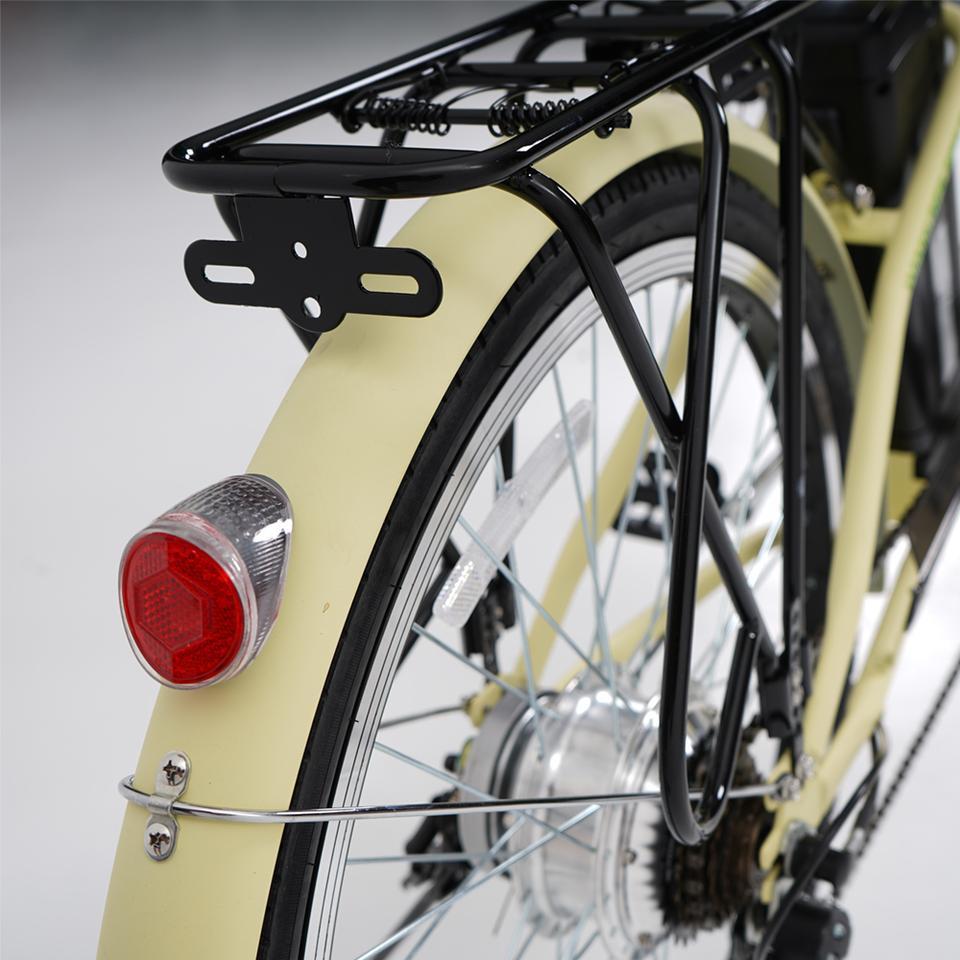 BES Joy Electric Bicycle - Yellow 26 In. Affordable E-Bike