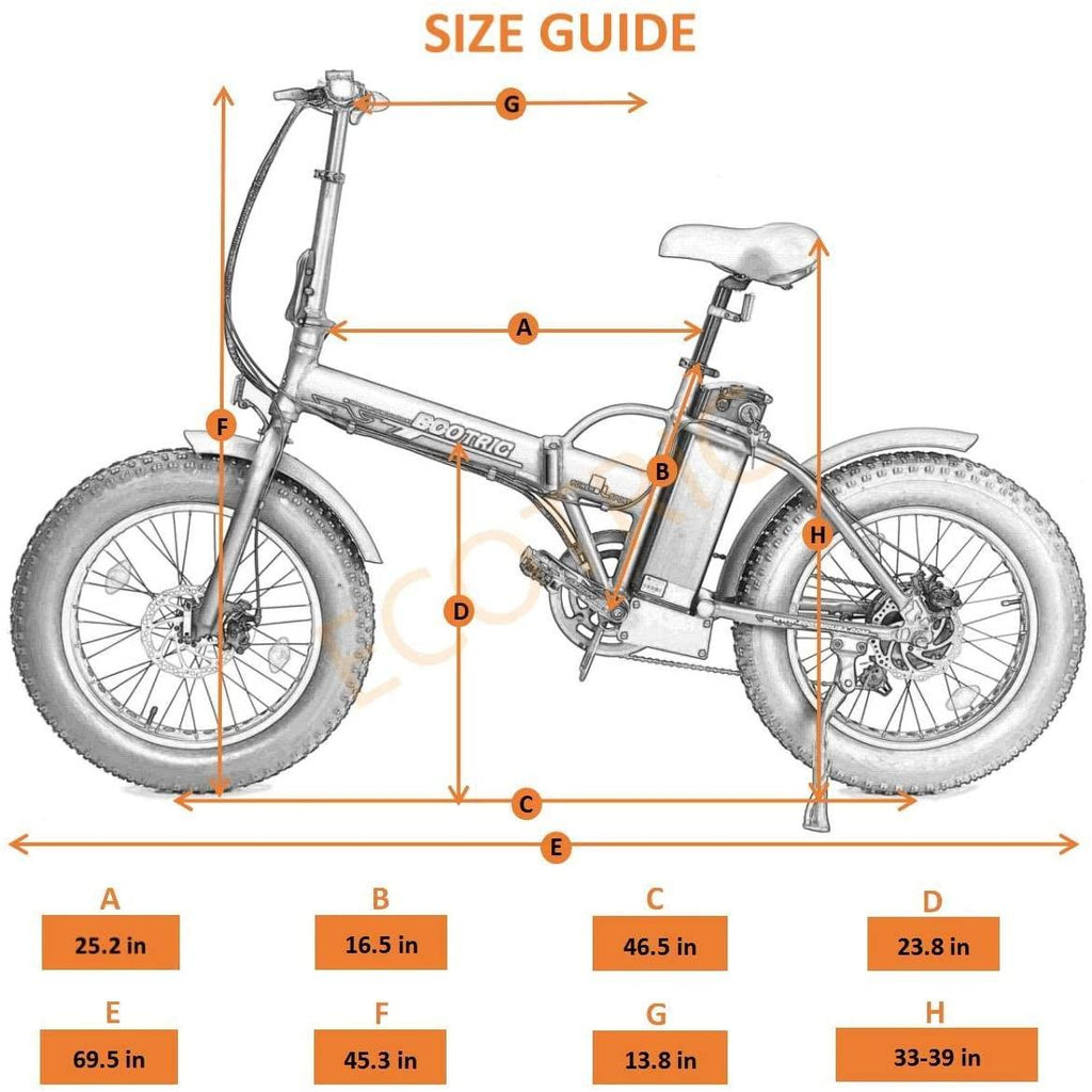 20 In. Powerful Folding Electric Bicycle Fat Tire Alloy Frame 500W 36V/12.5AH Lithium Battery Ebike Rear Motor LED Display (Black) - UL Certified