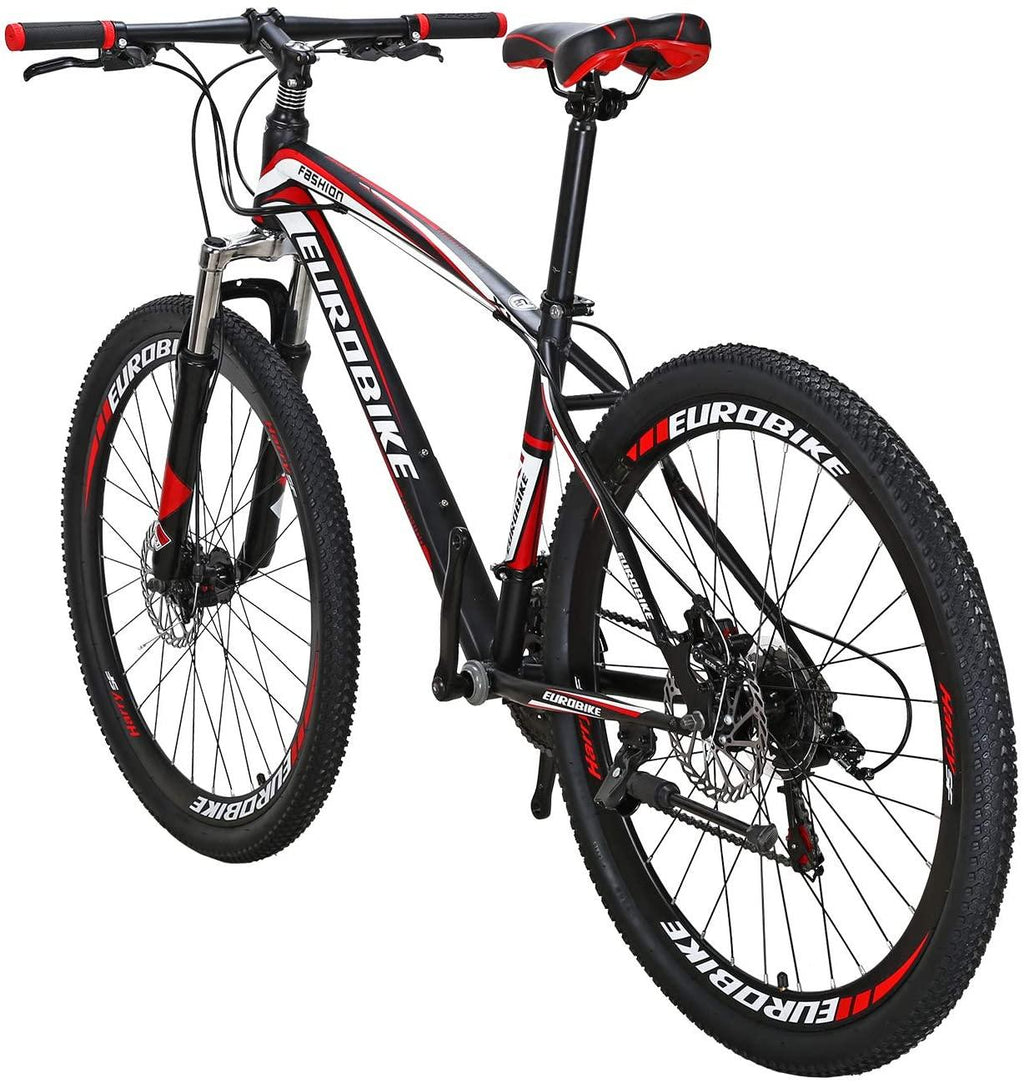 YH-X1 Mountain Bike 21 Speed 27.5 Inch Wheels Dual Disc Brakes for Mens Front Suspension Bicycle