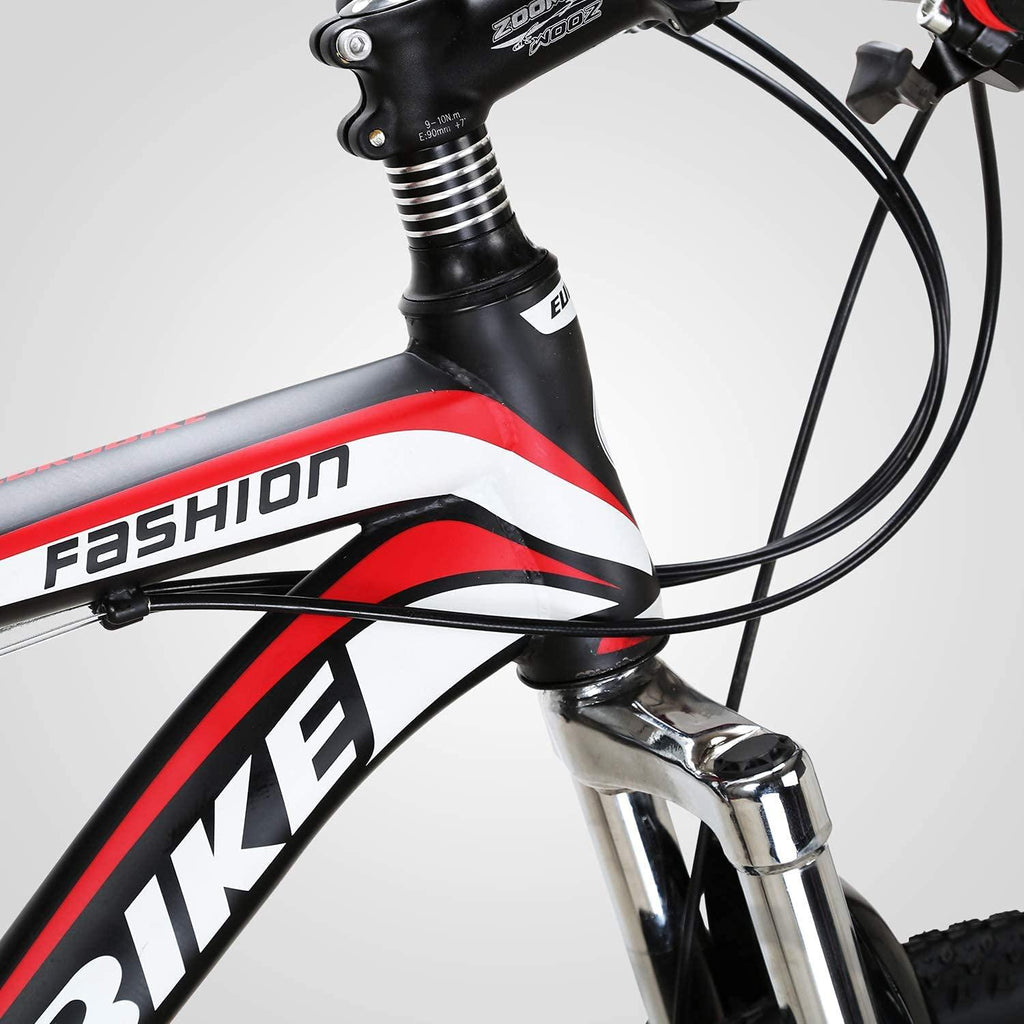 YH-X1 Mountain Bike 21 Speed 27.5 Inch 3-Spoke Mag Wheels Dual Disc Brakes for Mens Front Suspension Bicycle