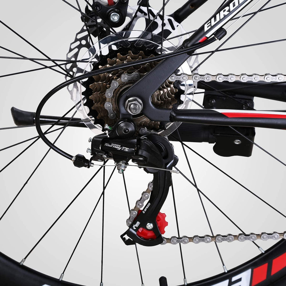 YH-X1 Mountain Bike 21 Speed 27.5 Inch Wheels Dual Disc Brakes for Mens Front Suspension Bicycle