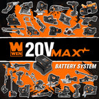 20V Max Cordless 15-Inch 2-in-1 Brushless Electric Dethatcher and Scarifier with Collection Bag, Two 4.0 Ah Batteries, and Dual-Port Charger (20716)