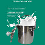 dishengzhen goat milking machine, rechargeable pulsation milker, 5l household electric sheep milking auto-stop device, with stainless steel bucket, farm milking supplies