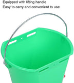 livestock milk feed bucket, sheep milk feeding bucket milk feed bucket rearing drinker lifting handle for cattle sheep livestock(five mouths)