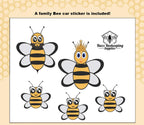 ventilated beekeeping suit and bee family stickers - ykk metal zippers - men &amp; women - total protection - self-supporting round veil for beekeepers - easily take on &amp; off - 8 pockets (x-large)