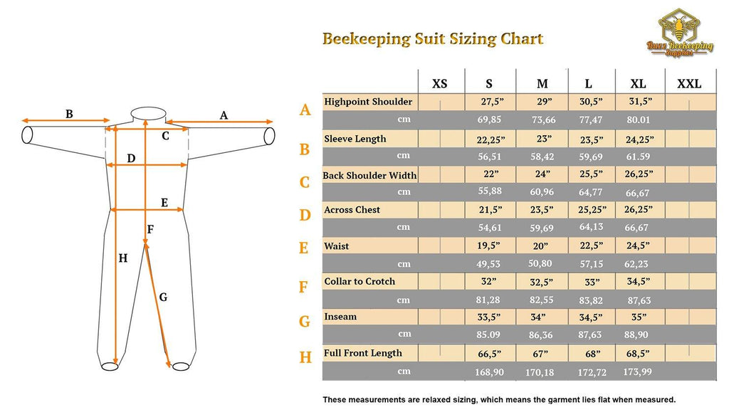 ventilated beekeeping suit and bee family stickers - ykk metal zippers - men &amp; women - total protection - self-supporting round veil for beekeepers - easily take on &amp; off - 8 pockets (x-large)