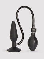 Booty Call Medium Silicone Inflatable Butt Plug 6.5 Inch, Black