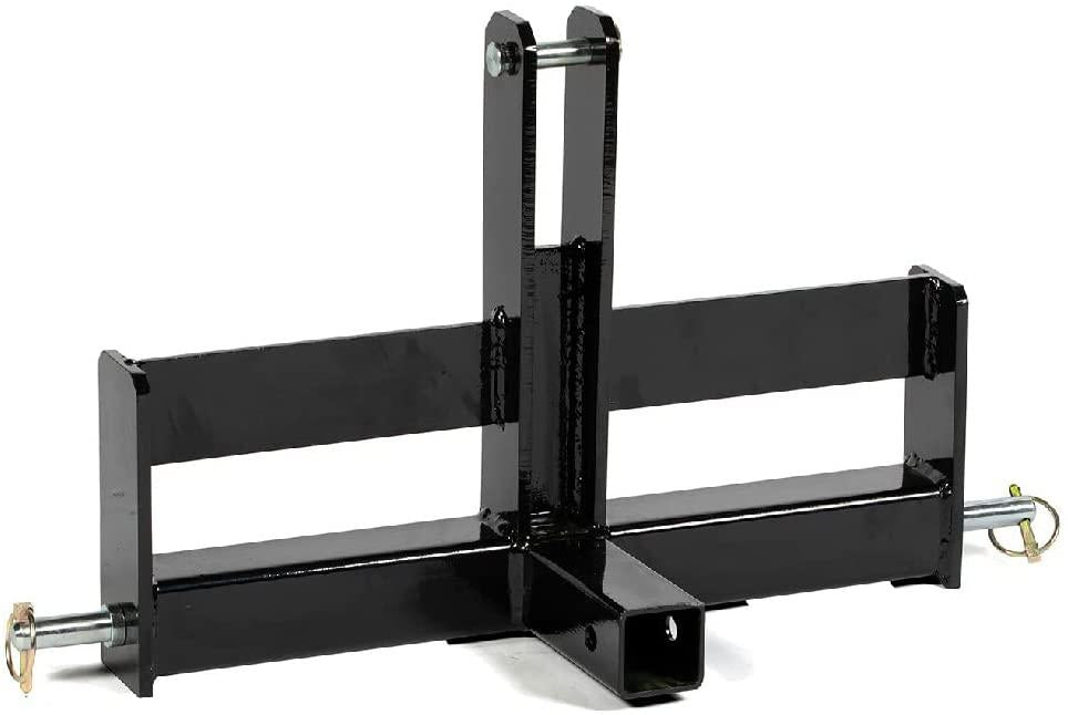 titan tractor drawbar with suitcase weight brackets 2" receiver cat 1 3-pt