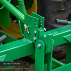 titan tractor drawbar with suitcase weight brackets 2" receiver cat 1 3-pt