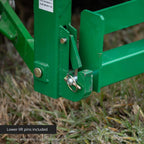 titan tractor drawbar with suitcase weight brackets 2" receiver cat 1 3-pt