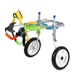 Zouminy Double Wheel Pet Wheelchair, Disabled Dog Assisted Walk Car Hind Leg Rehabilitation Auxiliary Car for Dogs Cats Golden Retriever Husky