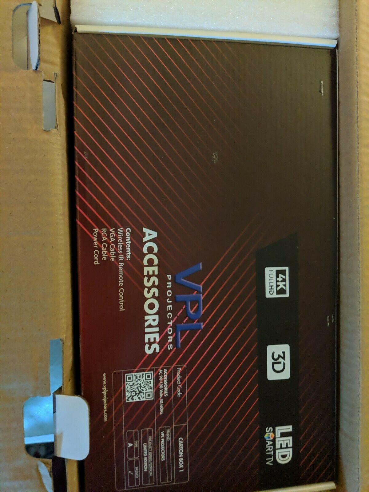 vpl projector smart tv 4k uhd v34k with (new) screen