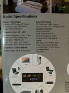 vpl projector smart tv 4k uhd v34k with (new) screen
