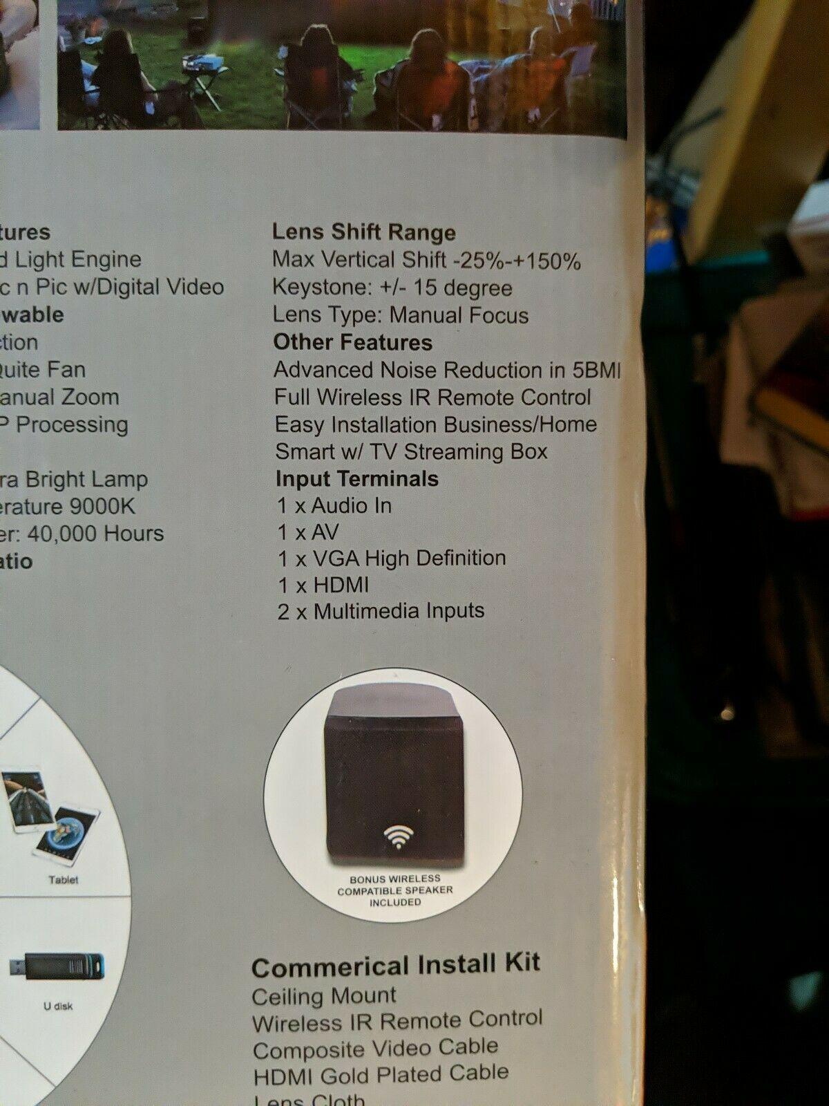 vpl projector smart tv 4k uhd v34k with (new) screen