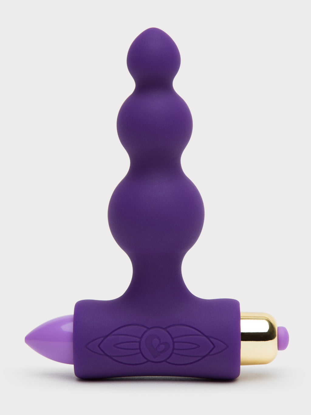 Rocks Off Petite Sensations Bubbles 7 Function Vibrating Anal Beads, Purple