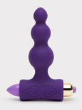 Rocks Off Petite Sensations Bubbles 7 Function Vibrating Anal Beads, Purple