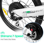 26" Electric Bicycle Powerful 1000W Motor 48V/13AH Removable Battery Aluminum Frame City Tire Ebike LCD Display Throttle and Peddle Assist Power