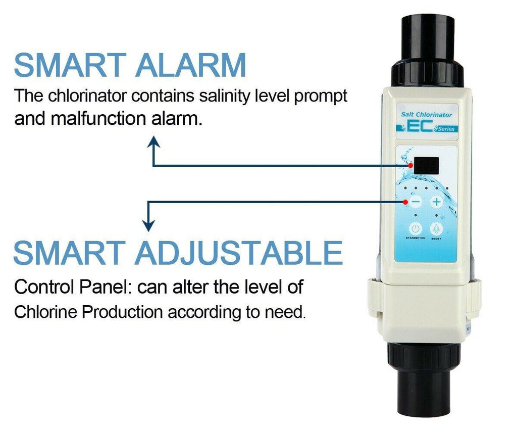 complete salt water pool chlorine generator system for 26400 gallon chlorinator